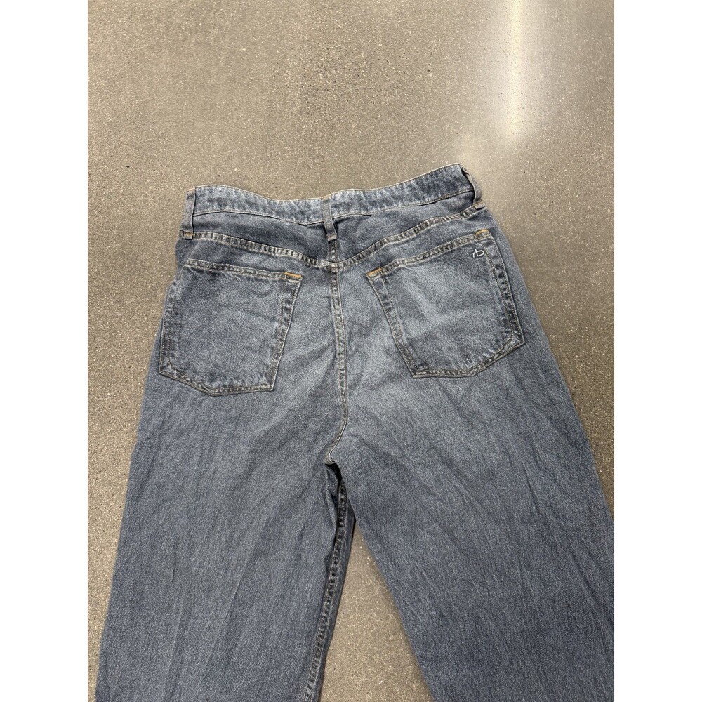 Rag & Bone New York Wide Leg High Rise Faded Jeans Size 29 Lyocell Stretch - Picture 5 of 5